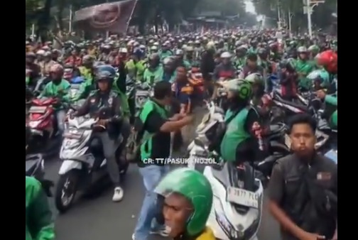 Driver Ojol Serentak Demo Mogok 24 Jam Penuh, Ini Daftar Lengkap Tuntutannya